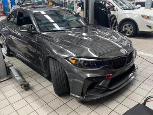 สเกิร์ตข้าง Carbon Fiber BMW M2 / M2C F87 ทรง TAKD