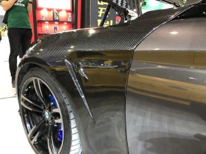 ซุ้มล้อ-แก้มข้าง Carbon Fiber BMW M2 / M2C F87 ทรง TAKD ปี 2016-2021