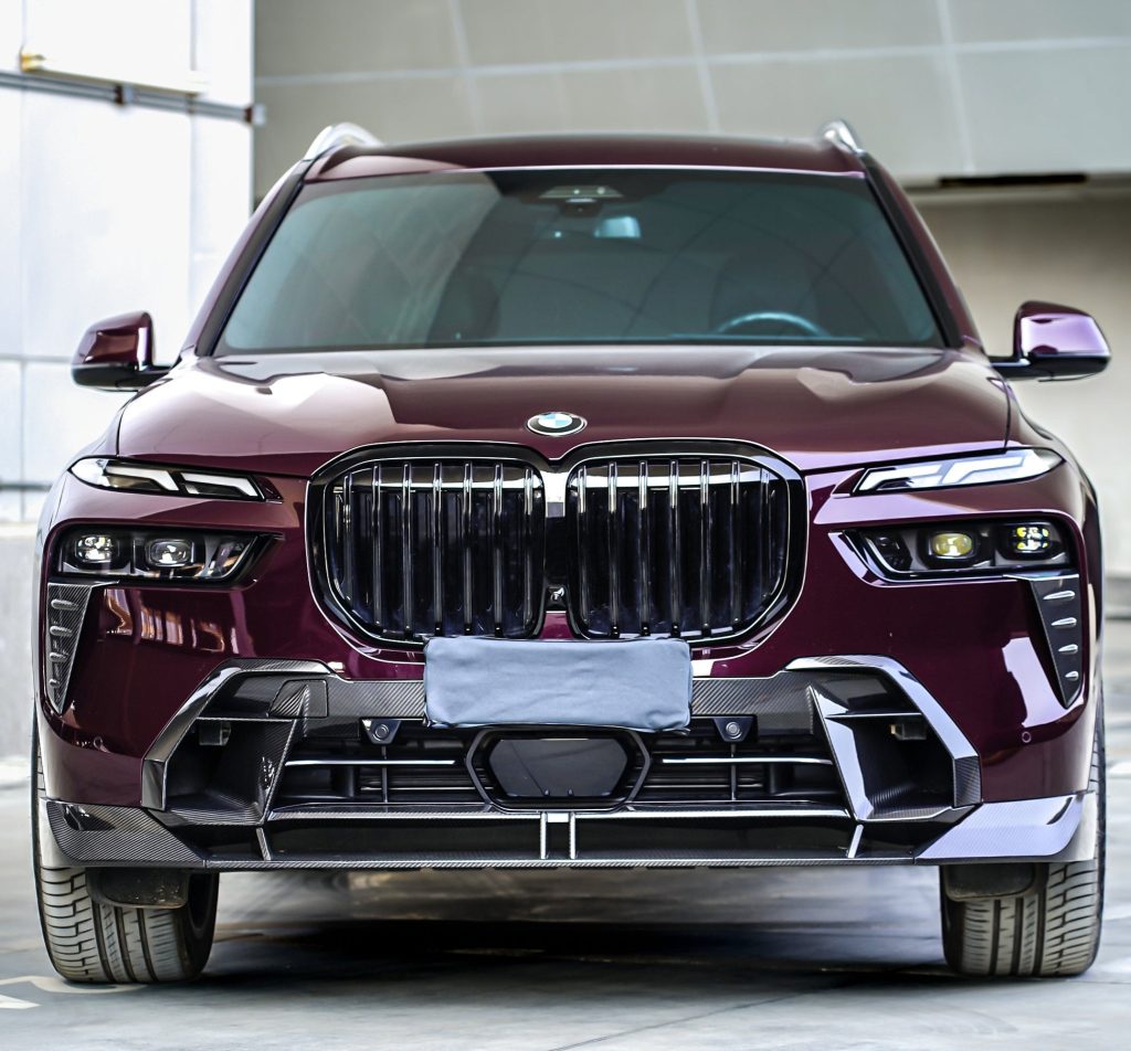 กระจังหน้า Carbon Fiber BMW X7 xDrive40i M60i XB7 LCI G07 ทรง TAKD Dry Carbon