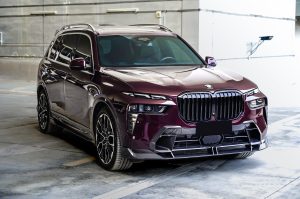 กระจังหน้า Carbon Fiber BMW X7 xDrive40i M60i XB7 LCI G07 ทรง TAKD Dry Carbon
