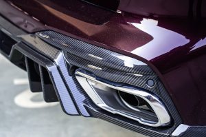 ดิฟฟิวเซอร์ Carbon Fiber BMW X7 xDrive40i G07 ทรง TAKD Dry Carbon ปี 2019-ON