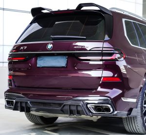 ดิฟฟิวเซอร์ Carbon Fiber BMW X7 xDrive40i G07 ทรง TAKD Dry Carbon ปี 2019-ON