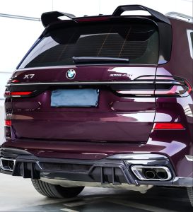สปอยเลอร์หลังคา Carbon Fiber BMW X7 xDrive40i 50i M60i XB7 G07 ทรง TAKD Dry Carbon ปี 2019-ON