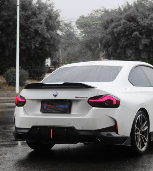 ดิฟฟิวเซอร์ Carbon Fiber BMW 230i M240i G42 ทรง TAKD Dry Carbon ปี 2022-ON