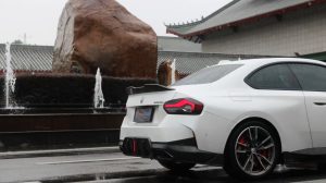 สปอยเลอร์ Carbon Fiber BMW M2/C G87 2 Series 230i M240i G42 ทรง TAKD Dry Carbon