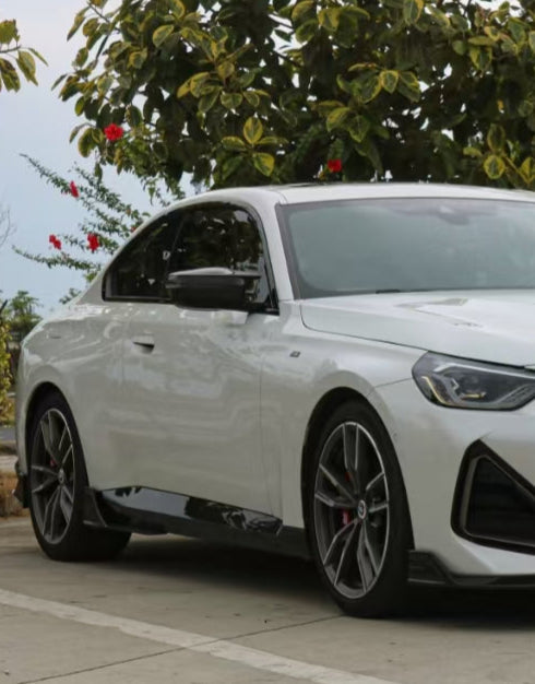 สเกิร์ตข้าง Carbon Fiber BMW 2 Series 230i M240i G42 ทรง TAKD Dry Carbon ปี 2022-ON