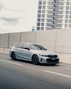 สเกิร์ตข้าง Carbon Fiber BMW 3 Series G20 330i M340i ทรง TAKD Ver.1 ปี 2019-ON