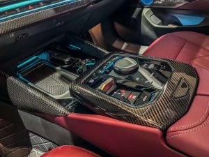 ชุดแต่งภายใน Carbon Fiber BMW 530 540 i5 e/x Drive40 M60 G60 G61 ทรง TAKD (Center Console Trim Cover)