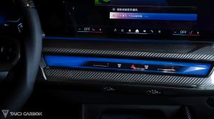 ชุดแต่งภายใน Carbon Fiber BMW 530 540 i5 e/x Drive40 M60 G60 G61 ทรง TAKD (Center Control Trim Cover)