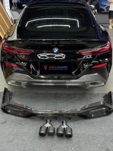 ดิฟฟิวเซอร์ Carbon Fiber BMW 8 Series 840i M850i G16 ทรง TAKD V3