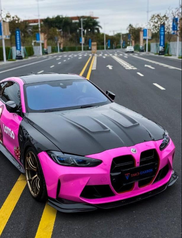 ฝากระโปรงหน้า Carbon Fiber BMW M3 / M3C G80 G81 M4 / M4C G82 G83 ทรง TAKD