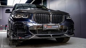 ลิ้นหน้า Carbon Fiber BMW X5 G05 M50i X/S Drive 40i Pre-LCI ทรง TAKD V2