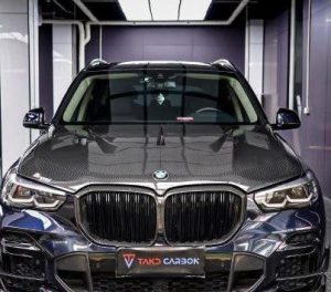 ฝากระโปรงหน้า Carbon Fiber BMW X5 G05 X5M X5MC F95 X6 G06 X6M X6MC F96 ทรง TAKD