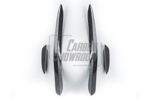 กันชน Carbon Fiber Benz A45 W177 ทรง TAKD ปี 2019-ON (Front Bumper Canards 4 PCS)