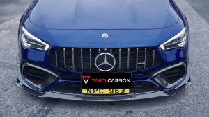 ลิ้นหน้า Carbon Fiber Mercedes Benz CLA45 CLA45S C118 ทรง TAKD V2