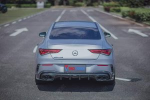 ดิฟฟิวเซอร์ Carbon Fiber Mercedes Benz CLA C118 CLA45 CLA35 CLA250 ทรง TAKD ปี 2020-ON
