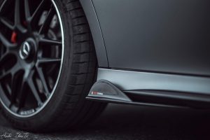 สเกิร์ตข้าง Carbon Fiber Mercedes Benz CLA45 CLA35 CLA250 C118 ทรง TAKD (Side Skirts Extensions)