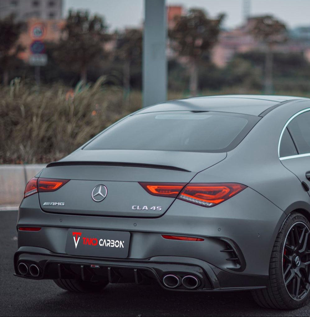 ดิฟฟิวเซอร์ Carbon Fiber Mercedes Benz CLA C118 CLA45 CLA35 CLA250 ทรง TAKD ปี 2020-ON
