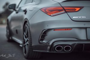 ดิฟฟิวเซอร์ Carbon Fiber Mercedes Benz CLA C118 CLA45 CLA35 CLA250 ทรง TAKD ปี 2020-ON