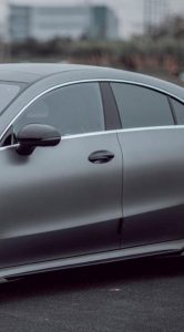 สเกิร์ตข้าง Carbon Fiber Mercedes Benz CLA45 CLA35 CLA250 C118 ทรง TAKD (Side Skirts Overlay Cover Tirm)