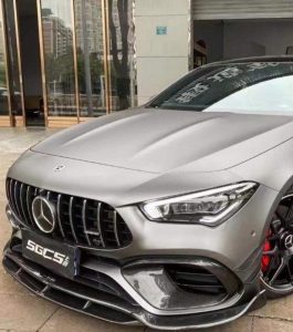 ลิ้นหน้า Carbon Fiber Mercedes Benz CLA45 C118 ทรง TAKD V1