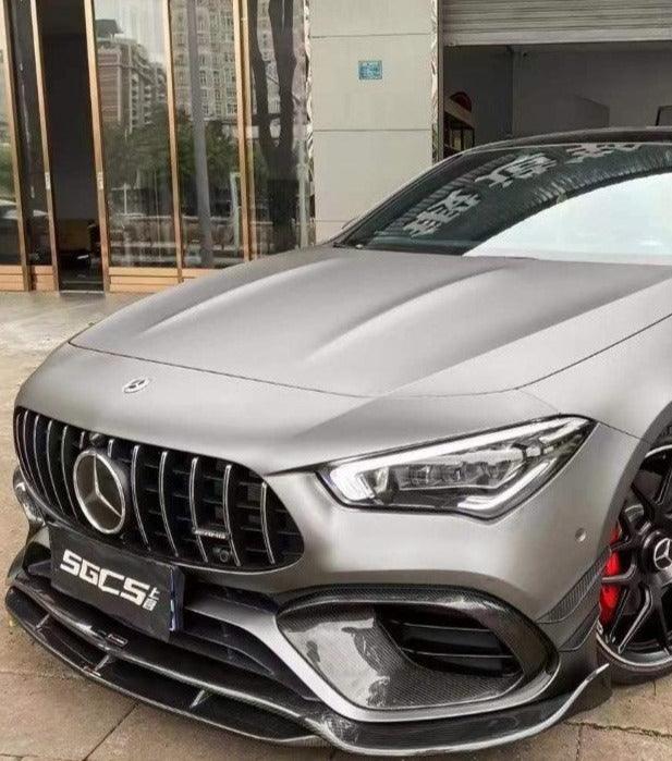 ลิ้นหน้า Carbon Fiber Mercedes Benz CLA45 C118 ทรง TAKD V1