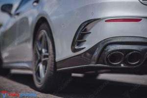 ดิฟฟิวเซอร์ Carbon Fiber Mercedes Benz CLA C118 CLA45 CLA35 CLA250 ทรง TAKD ปี 2020-ON