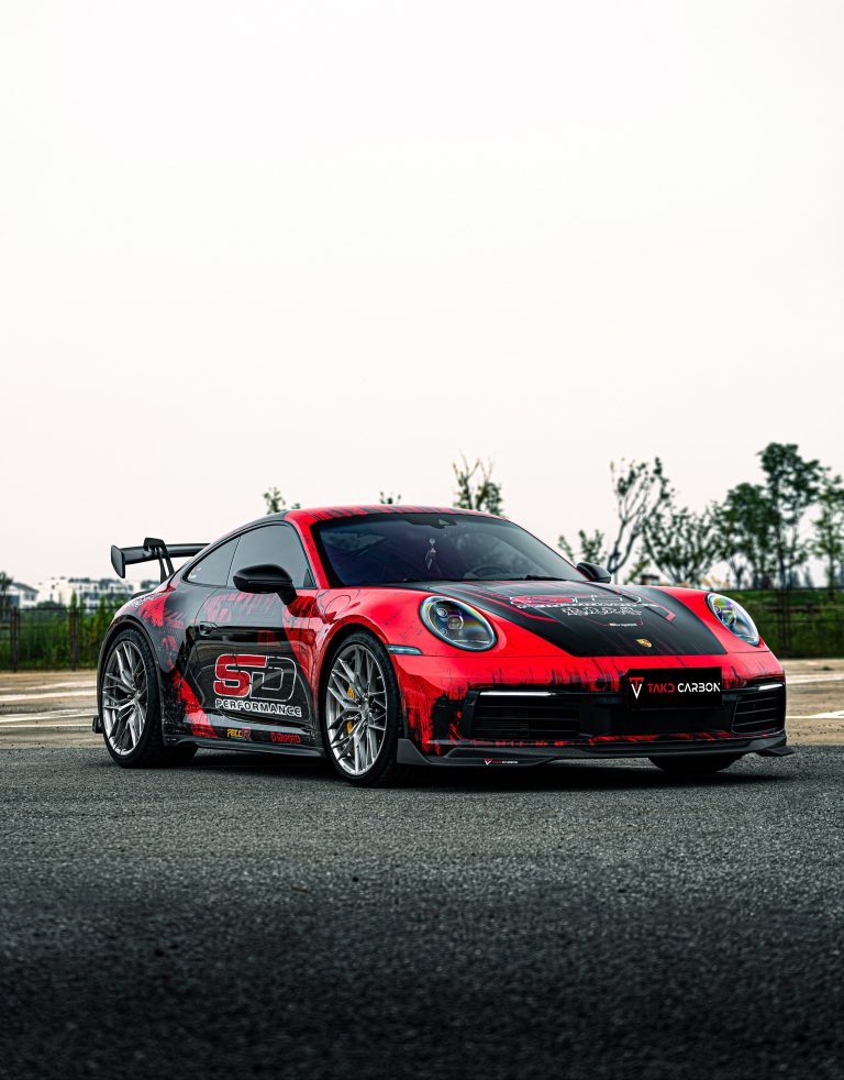 前唇 Carbon Fiber Porsche 911 992.1 Carerra Base/S/T/4/4S/Targa 4/4S 款式 TAKD