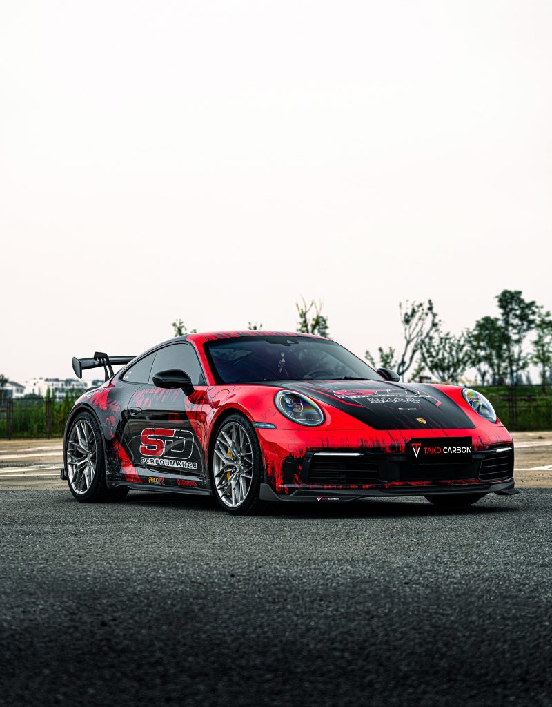 ลิ้นหน้า Carbon Fiber Porsche 911 992.1 Carerra Base/S/T/4/4S/Targa 4/4S ทรง TAKD