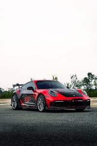 สเกิร์ตข้าง Carbon Fiber Porsche Porsche 911 992.1 Carrera Base/S/T/4/4S/Targa 4/Targa 4S/GTS ทรง TAKD