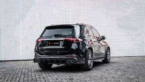 ดิฟฟิวเซอร์ Carbon Fiber Mercedes Benz GLE-Class AMG GLE53 GLE63S W167 ทรง TAKD Dry Carbon ปี 2020-ON