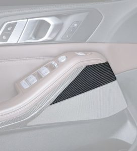 ชุดแต่งภายใน Carbon Fiber BMW X5 M60i M50i x/s Drive 40i 50e G05 Pre-LCI LCI ทรง TAKD Dry Carbon ปี 2019-ON (Door Interior Panel Trim Cover)