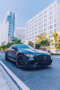 ลิ้นหน้า Carbon Fiber Mercedes Benz AMG GT43 GT50 GT53 X290 ทรง TAKD