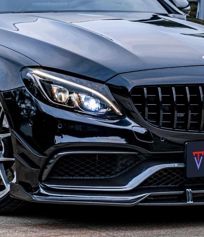 ชิ้นตกแต่งคาร์บอน Carbon Fiber Mercedes Benz C63/C63S W205 ทรง TAKD