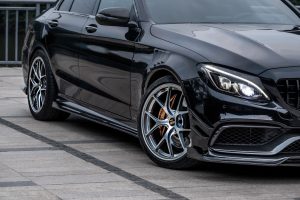 ชิ้นตกแต่งคาร์บอน Carbon Fiber Mercedes Benz C63/C63S W205 ทรง TAKD