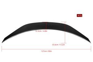 สปอยเลอร์ Carbon Fiber Mercedes Benz C-Class C63/S C43 AMG C450/300 W205 Sedan ทรง TAKD V2 Dry Carbon ปี 2015-2021