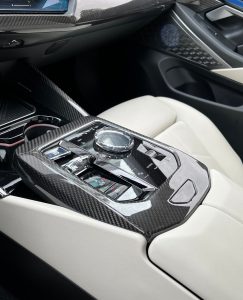 ชุดแต่งภายใน Carbon Fiber BMW 530 540 i5 e/x Drive40 M60 G60 G61 ทรง TAKD (Box Glove Compartment Lid Cover)