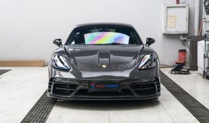 ฝากระโปรงหน้า Carbon Fiber Porsche 718 Boxster / Cayman 911 991.1 991.2 981 ทรง TAKD V2