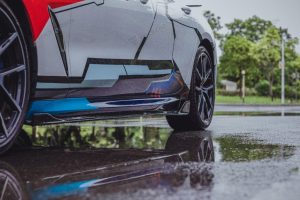 สเกิร์ตข้าง Carbon Fiber BMW 8 Series 840i M850i G16 ทรง TAKD V2 ปี 2018-ON