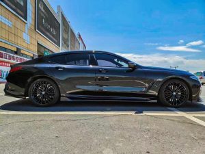 สเกิร์ตข้าง Carbon Fiber BMW 8 Series 840i M850i G16 ทรง TAKD V2 ปี 2018-ON