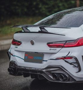 สปอยเลอร์ Carbon Fiber BMW 8 Series 840i M850i G16 Sedan ทรง TAKD