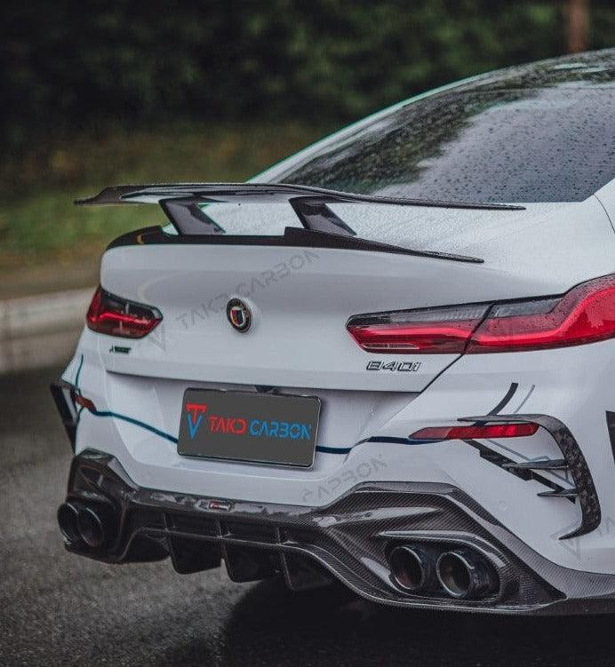 สปอยเลอร์ Carbon Fiber BMW 8 Series 840i M850i G16 Sedan ทรง TAKD