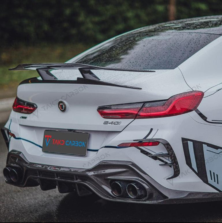 ดิฟฟิวเซอร์ Carbon Fiber BMW 8 Series 840i M850i G16 ทรง TAKD V3