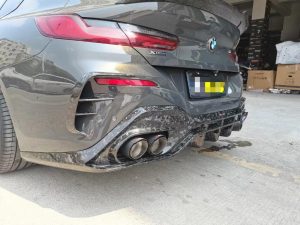 กันชน Carbon Fiber BMW 8 Series 840i M850i G16 ทรง TAKD V2