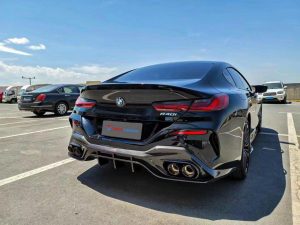 ดิฟฟิวเซอร์ Carbon Fiber BMW 8 Series 840i M850i G16 ทรง TAKD V3