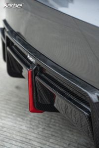 ดิฟฟิวเซอร์ Carbon Fiber Tesla Model 3 Highland / P ทรง Karbel Dry Carbon