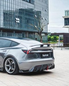 สปอยเลอร์ Carbon Fiber Tesla Model 3 Highland / P ทรง Karbel V1 Dry Carbon ปี 2024-ON