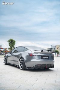 สปอยเลอร์ Carbon Fiber Tesla Model 3 Highland / P ทรง Karbel V1 Dry Carbon ปี 2024-ON
