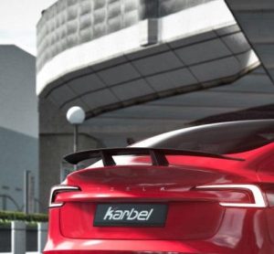 สปอยเลอร์ Carbon Fiber Tesla Model 3 Highland / P ทรง Karbel V1 Dry Carbon ปี 2024-ON