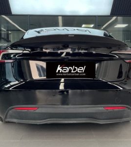 สปอยเลอร์ Carbon Fiber Tesla Model 3 Highland / P Coupe ทรง Karbel V2 Dry Carbon ปี 2024-ON